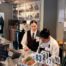 Aisha running café as manager
